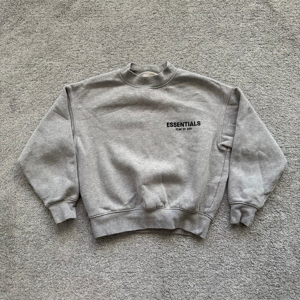 Essentials Fear of God Sweatshirt Kid Small 6/7 Pullover Comfy Casual Streetwear